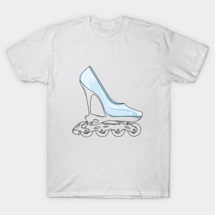 roller glass shoes T-Shirt